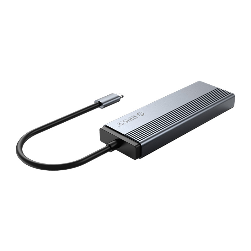 Hub USB Type-C 5 Cổng USB 3.0/PD ORICO 5SXA-GY - Hàng Chính Hãng