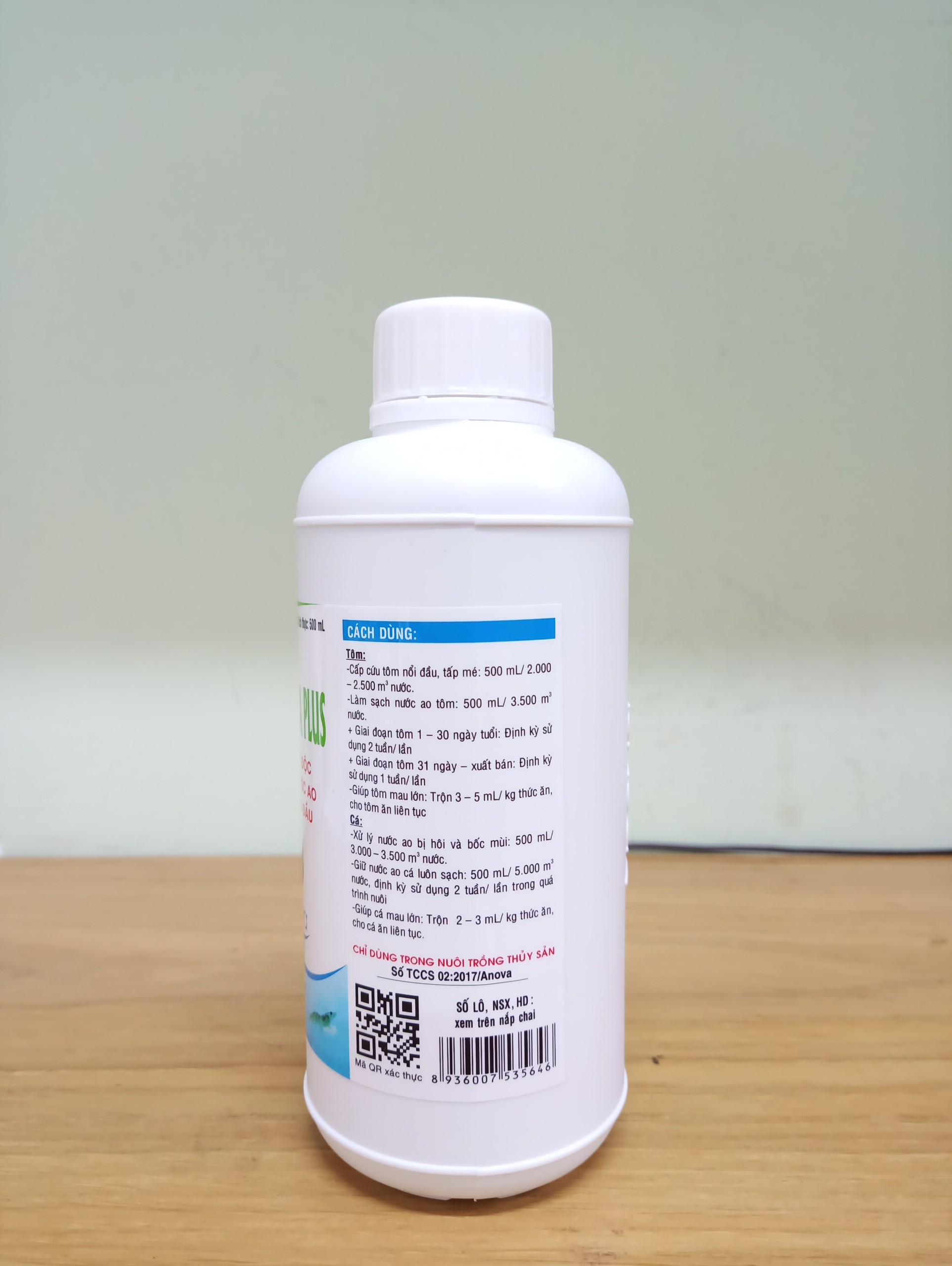 Nova Yucca Plus hấp thu khí độc, làm sạch nước ao, cấp cứu cá, tôm nổi đầu