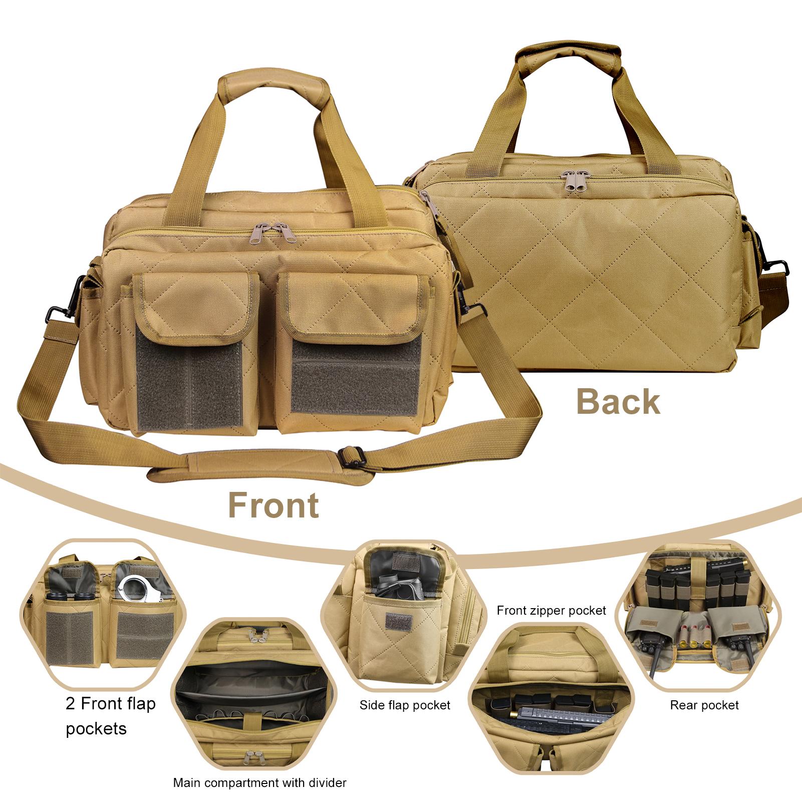 Outdoor Duffel Bag Multi-Pocket Camping Hunting Gear Shoulder Bag for Camping Hiking Shooting