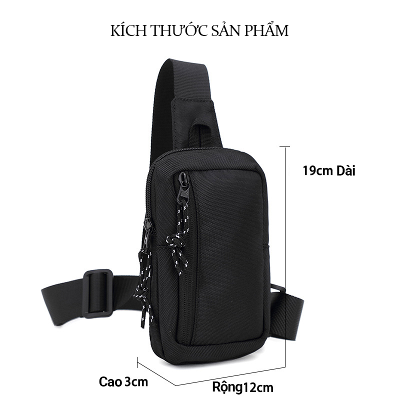 Túi Đeo Chéo Nam Thời Trang Cao Cấp Teement , Thương Hiệu Hợp Thời Trang Xu Hướng Hiện Đại , Lịch Lãm , Vải Polyester Chống Thấm Nước Hiệu Quả - Hàng Chính Hãng