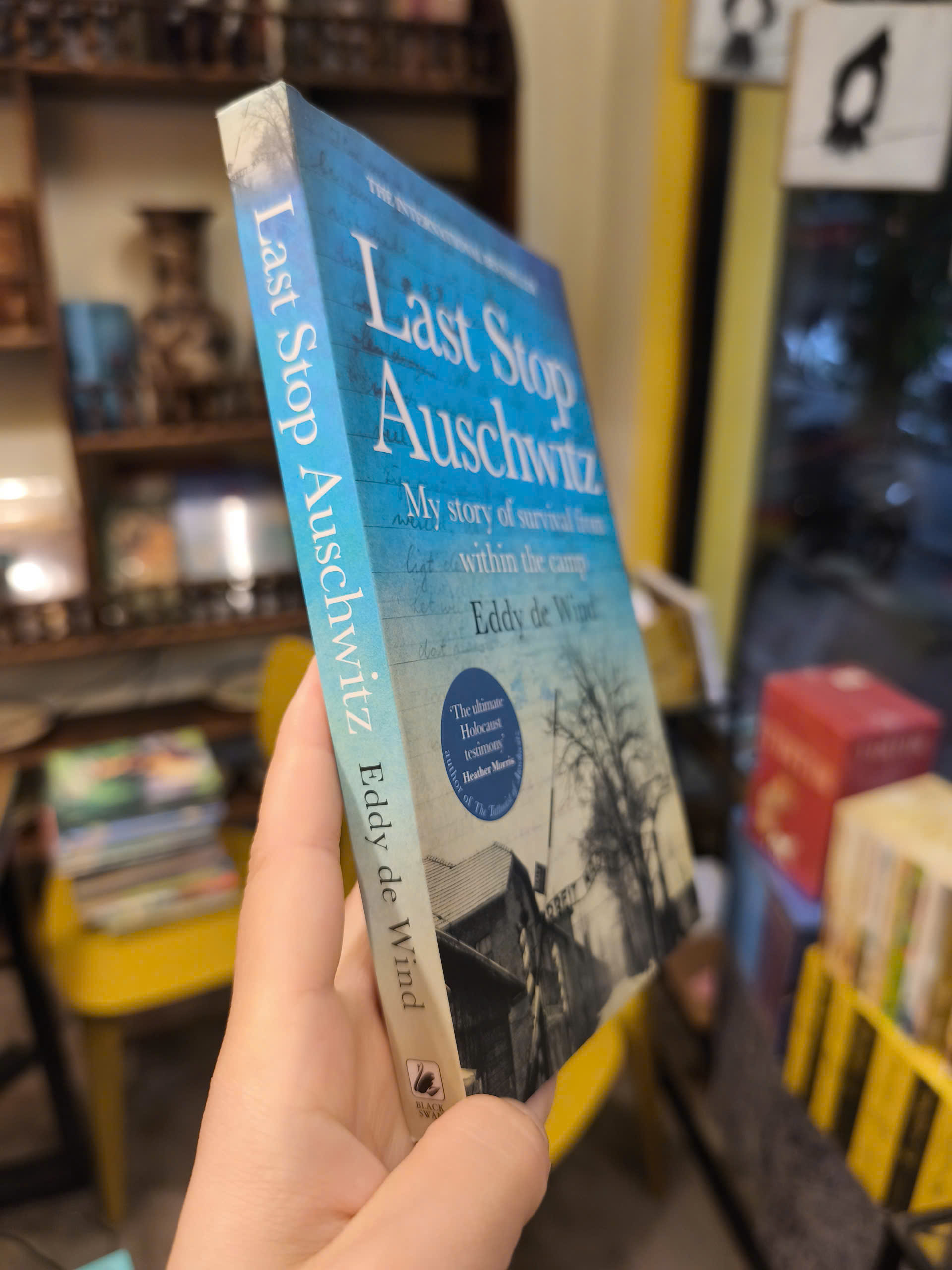Sách - Last Stop Auschwitz by Eddy de Wind - THE SUNDAY TIMES AND INTERNATIONAL BESTSELLER