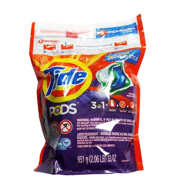 Viên giặt Tide Pod 3 in 1 Sping Meadow hương cỏ may 42 viên