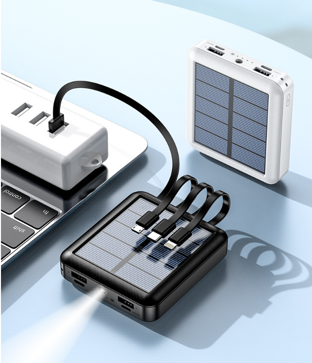 Pin Dự Phòng Năng Lượng Mặt Trời Siêu Mỏng Solar PowerBank