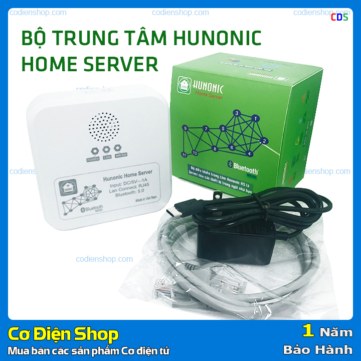 Bộ Điều Khiển Trung Tâm Smarthome - Hunonic Home Server - Công nghệ Bluetooth Mesh