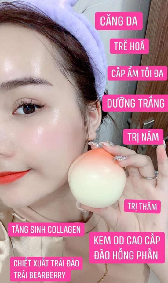 Đào Hồng Phấn Zenpali Dưỡng Da, Trắng Hồng - Beauty Whitening Peach Cream