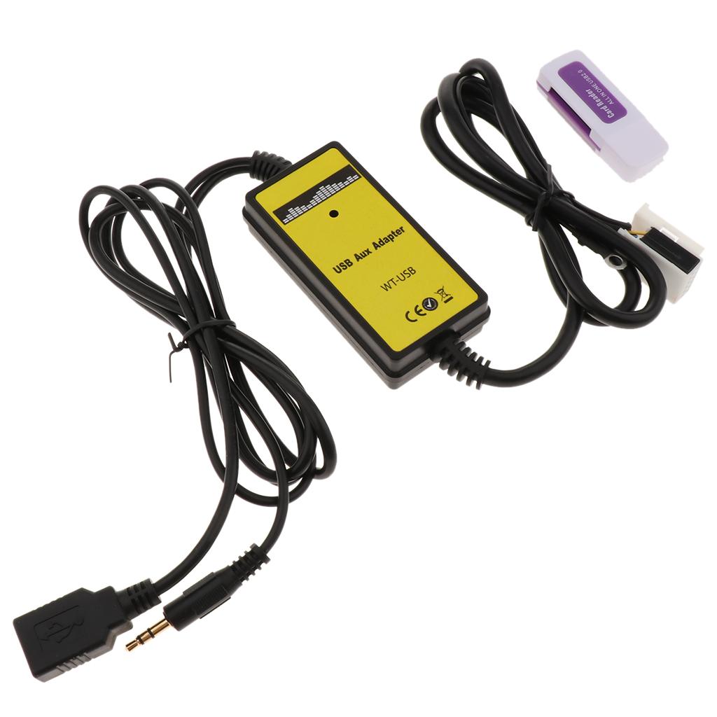 Car USB Aux-in Adapter MP3 Player Radio Interface  for   , MK5, Golf