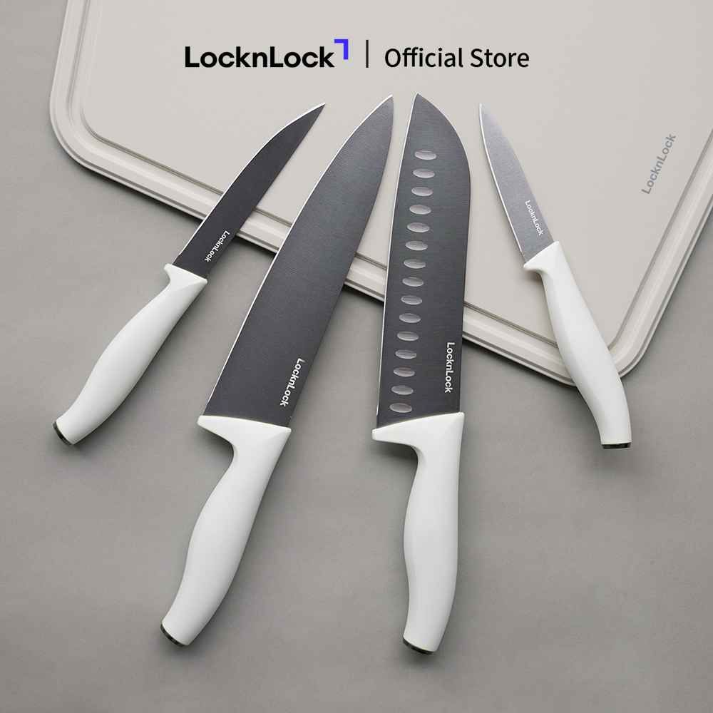 Dao Nhà Bếp LocknLock CKK926WHT, CKK927WHT, CKK928WHT, CKK929WHT, Hàng Chính Hãng - JoyMall