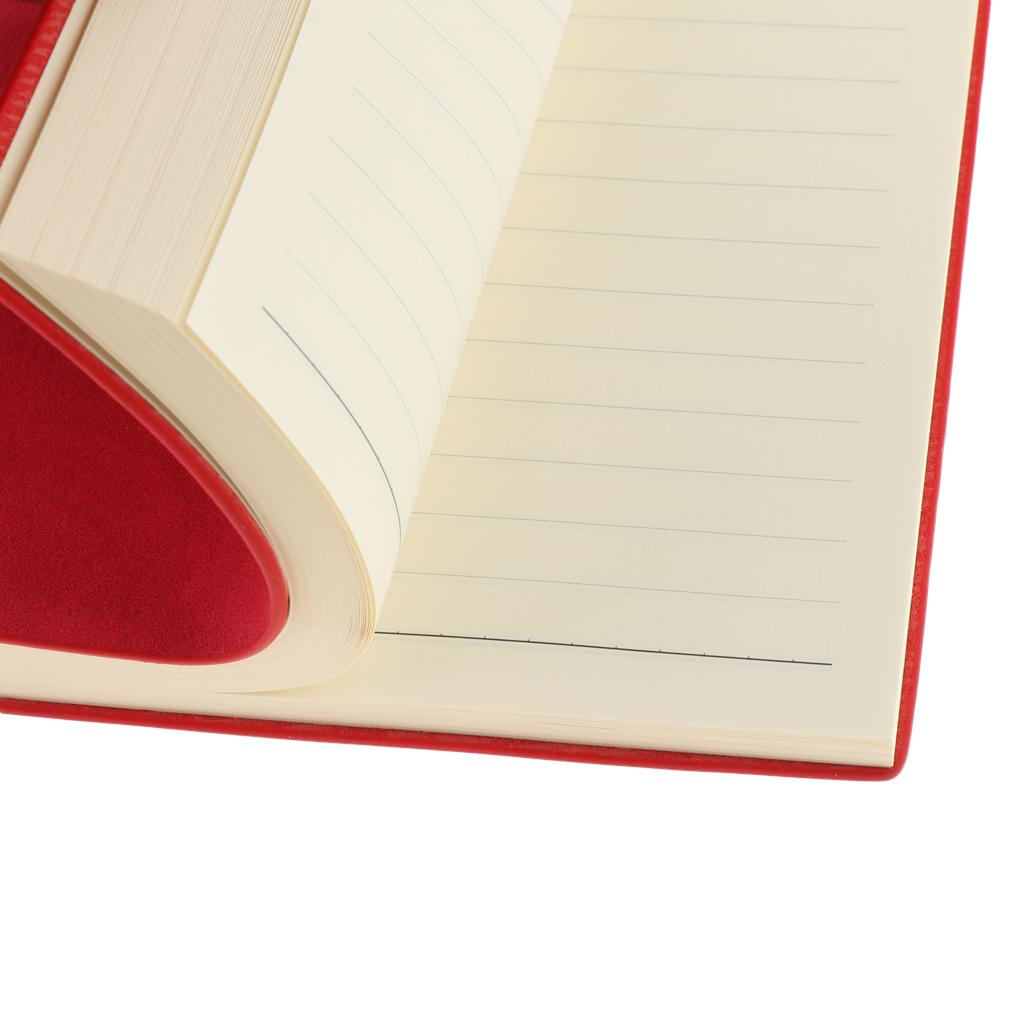 Home Office Use Business Notebook Writing Diary Journals Notebook Red