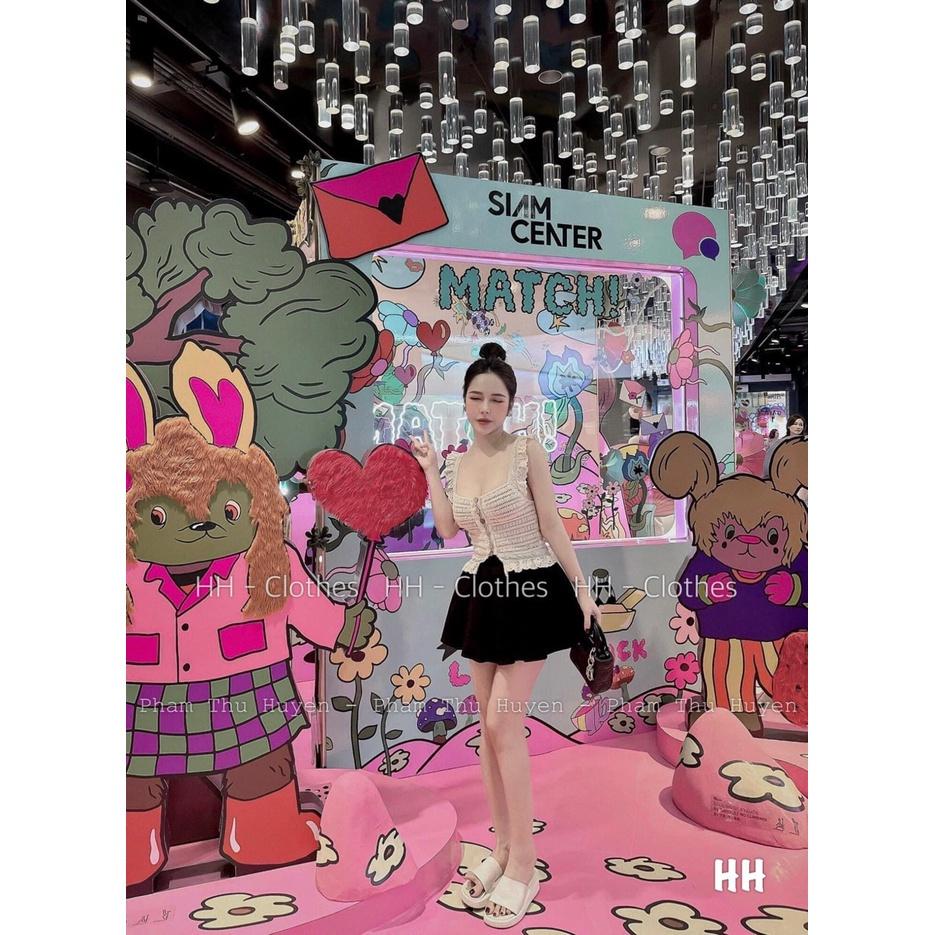 ÁO REN CÁNH TIÊN, NƠ CROPTOP CỰC XINH LUN Ạ - ren nơ