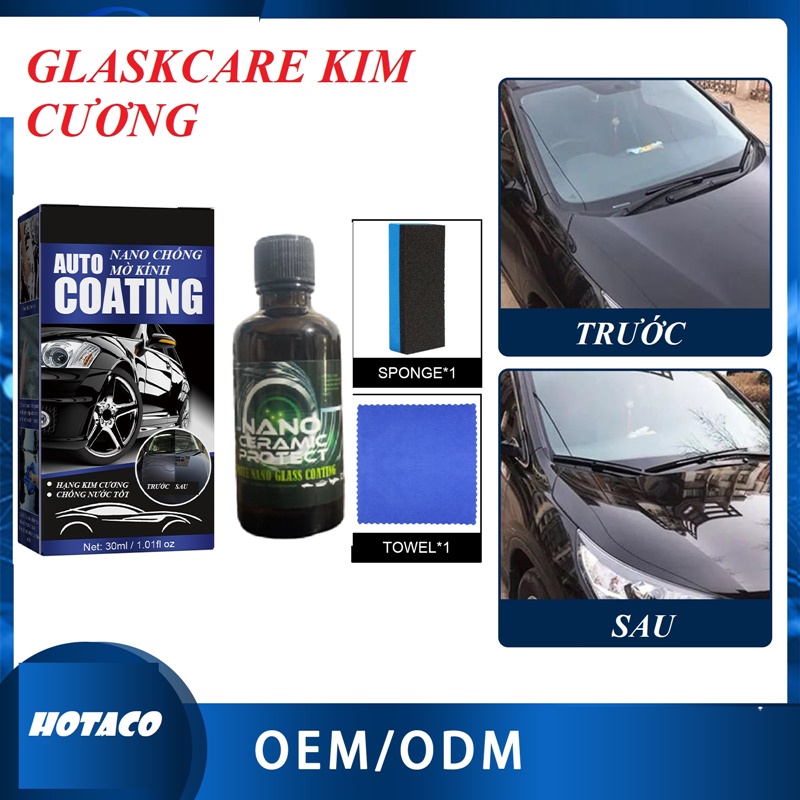 Nano tuột nước, chống mờ kính hậu ô tô, nano chống mờ kính lái, chống mờ kính hậu ô tô