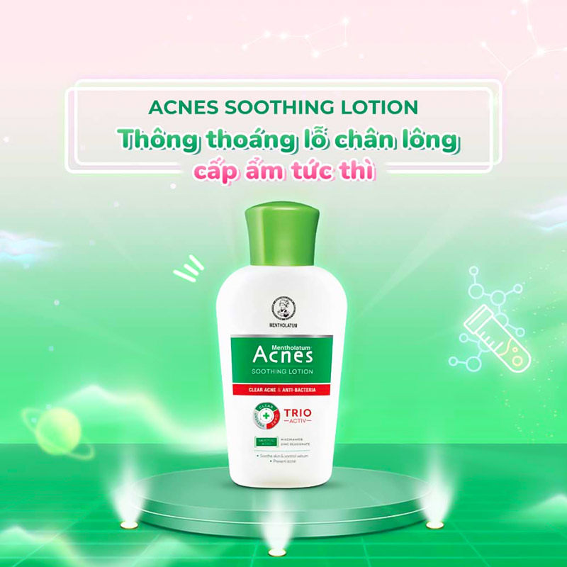 Acnes Dung Dịch Dịu Da Kháng Khuẩn Soothing Lotion 90ml