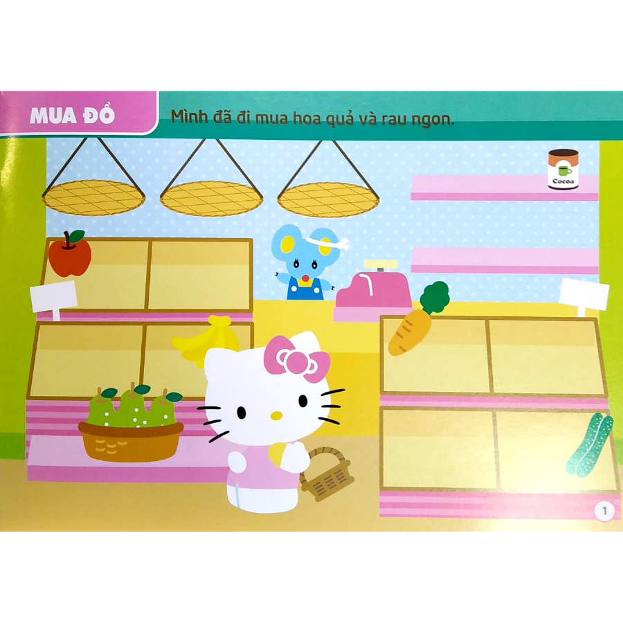 Hello Kitty - Kitty Ham Vui , Mở Tiệc Thôi ! (3-8 Tuổi) - Tái Bản