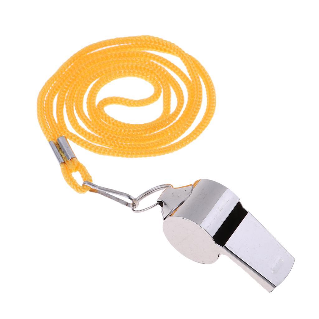 Yellow ABS Whistles Emergency Referee Whistle for Sports Coaches Training