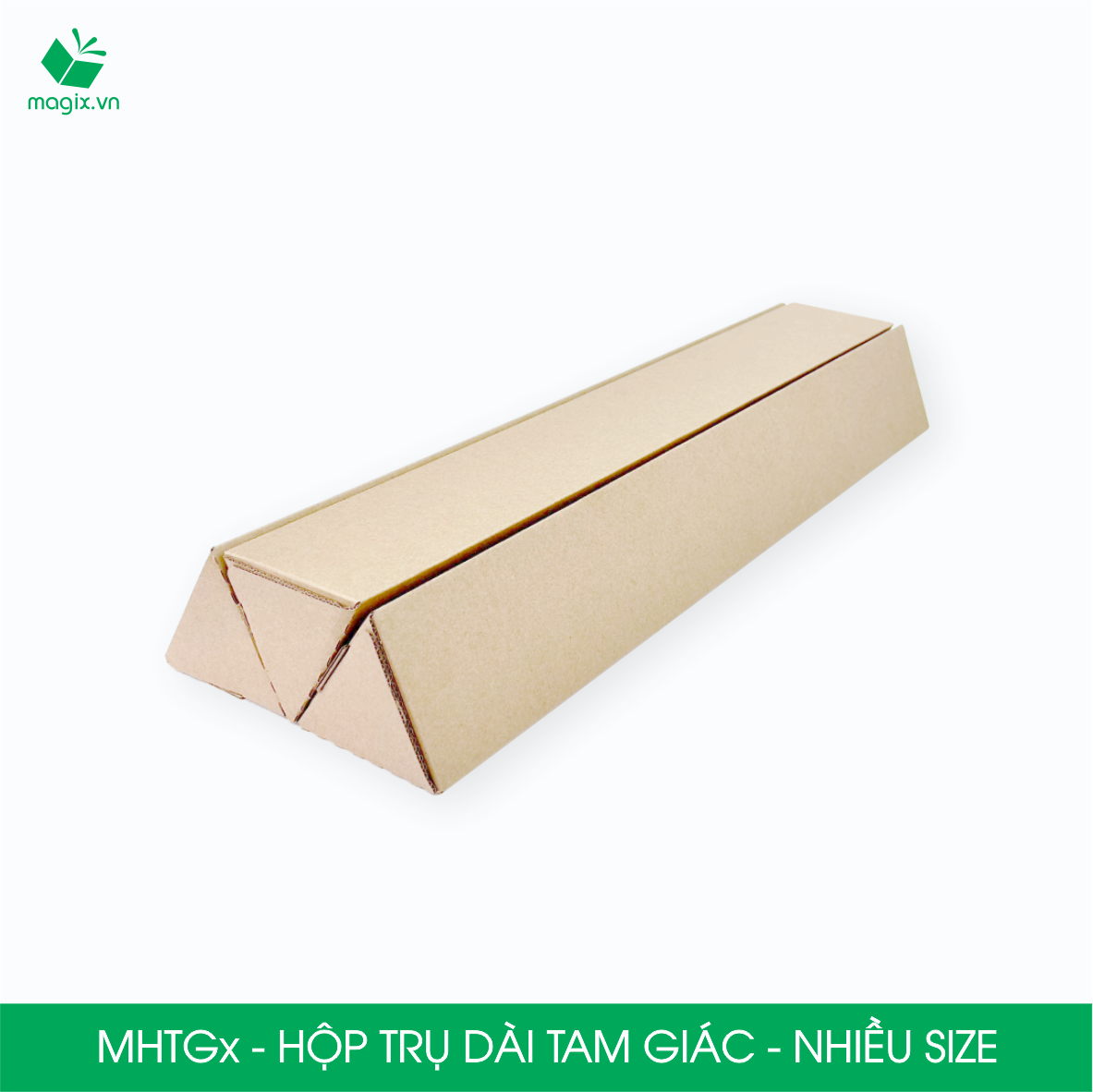 Hộp trụ dài tam giác thay thế ống giấy  - Hộp carton đóng gói hàng - NHIỀU KÍCH THƯỚC