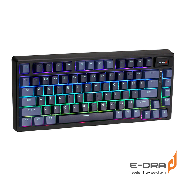 Bàn phím cơ không dây E-Dra EK375 Pro Alpha
