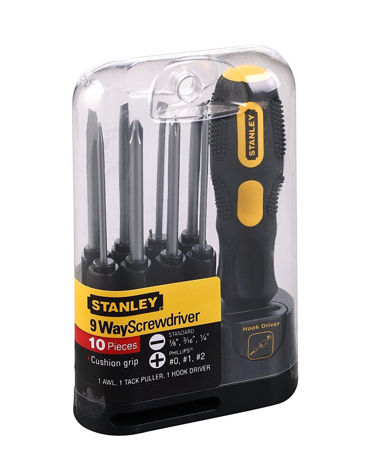 BỘ TUA VÍT TỪ 9 CHI TIẾT STANLEY STHT62511-8 - HÀNG CHÍNH HÃNG