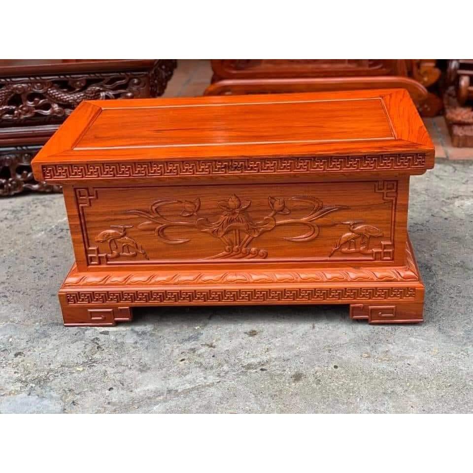 Đế kê tượng, kê loa gỗ hương 60x30cm