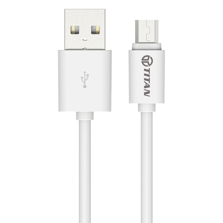 Dây Cáp Sạc Nhanh Micro USB 2.4A TITAN - CA34 (2m) - Hàng Nhập Khẩu