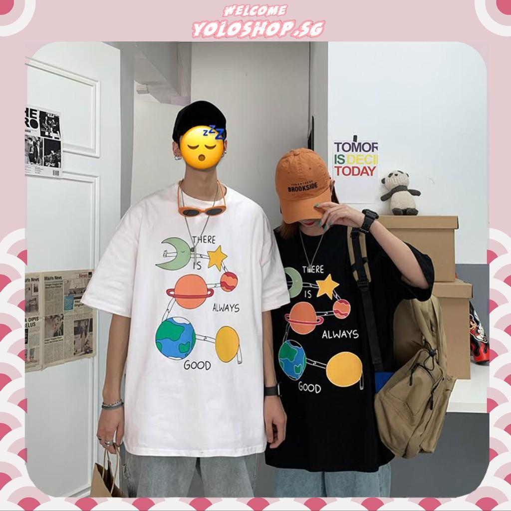 Áo Thun Tay Lỡ Form Rộng Unisex THERE IS ALWAYS GOOD
