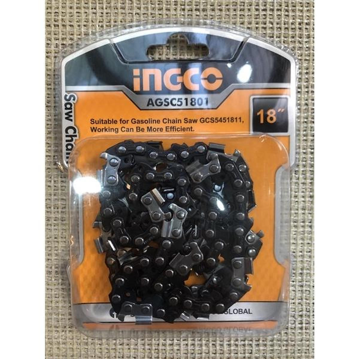 Dây cưa xích  18" ingco AGSC51801