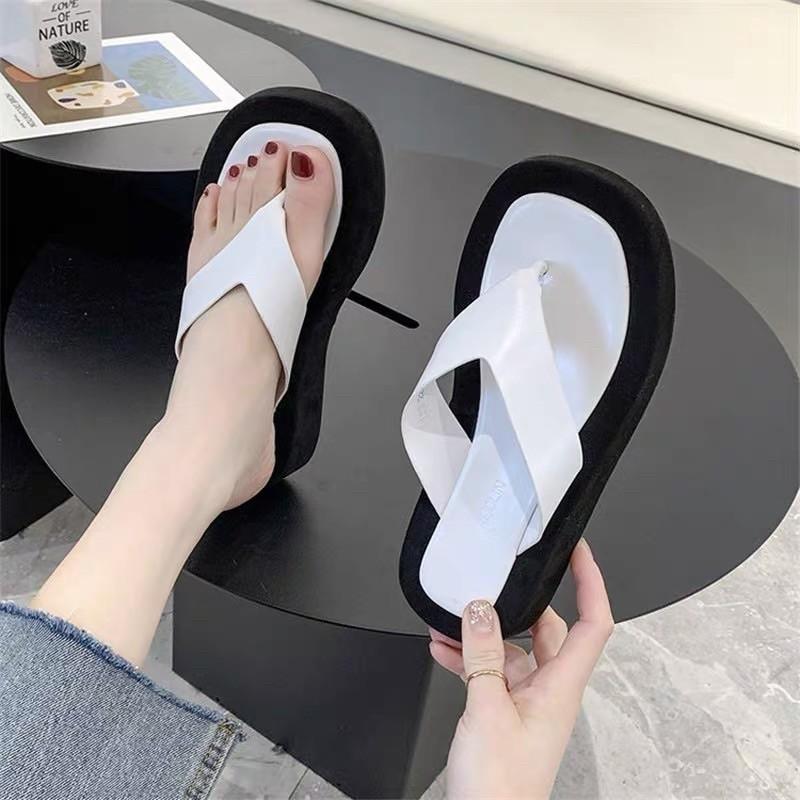 Dép tông xốp 3,5cm quai da mềm bản to BIG SIZE 35-42