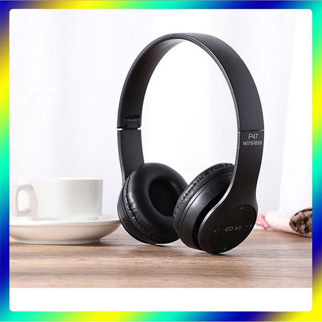 Tai nghe bluetooth không giây chụp tai P47 âm thanh nổi chất lượng cao - JL