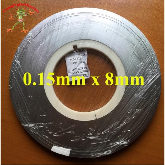 Kẽm hàn cell pin loại tốt mạ Niken tinh khiết nguyên cuộn 2,8kg