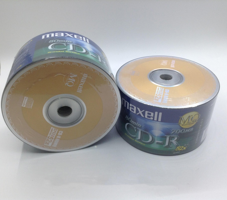 Đĩa CD trắng Maxell - Cọc 50 đĩa - Hàng nhập khẩu