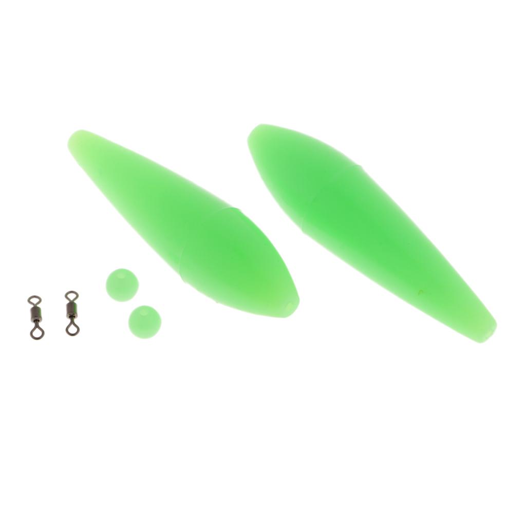 2pcs Bombarda Floats Carp Coarse Trout Bass Sea Lure Fishing Tackle 4.8g
