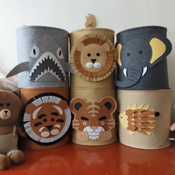 Giỏ đựng đồ chơi hình động vật dễ thương