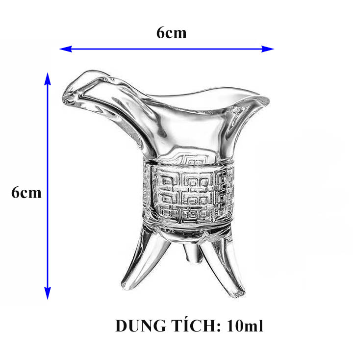 Bộ 6 Ly Thủy Tinh Hoàng Đế