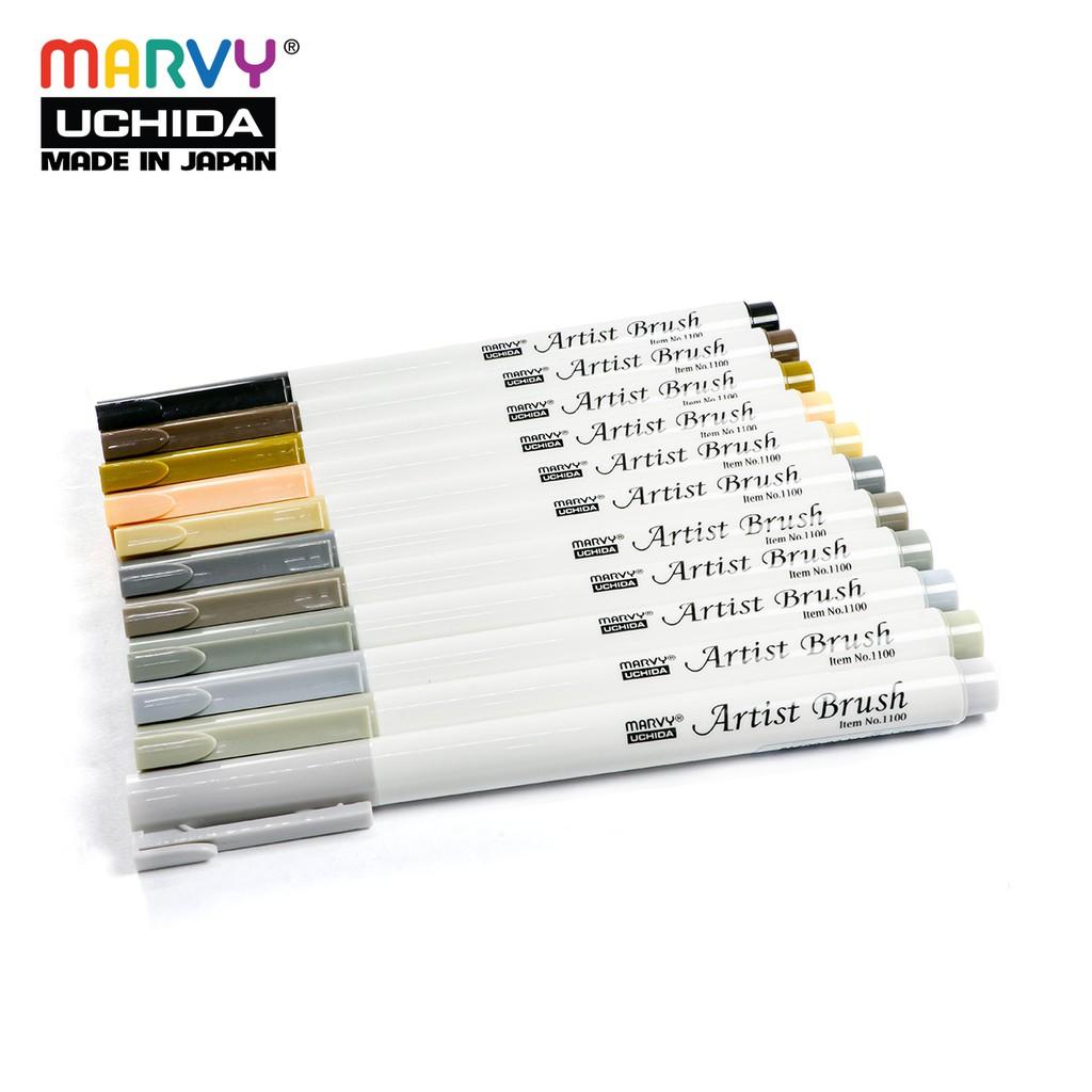 Bút lông đầu cọ mềm Marvy 1100