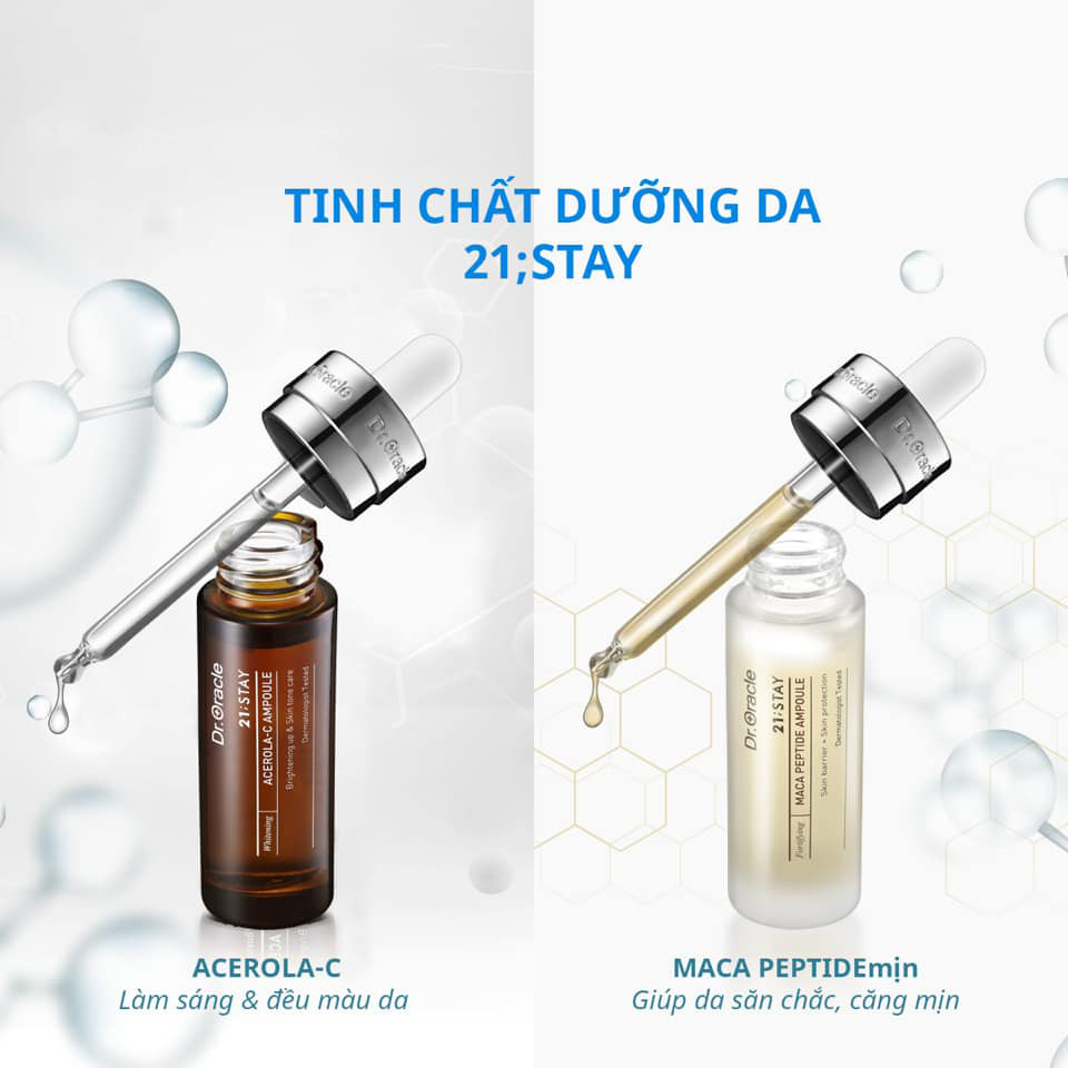 Tinh Chất Ampoule Hàn Quốc Maca Peptide 21;STAY 17ml