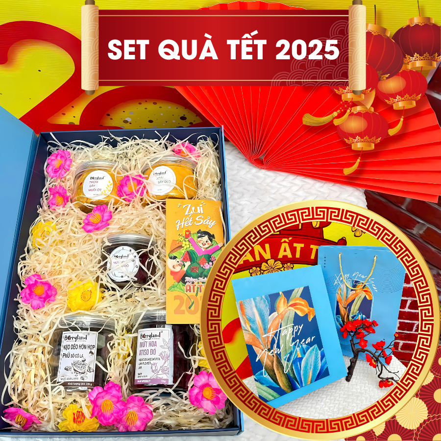 Set Quà Tết 2025 Cao Cấp - Hộp Quà Biếu Sang Trọng - Quà Tặng Doanh Nghiệp Đối Tác Gia Đình