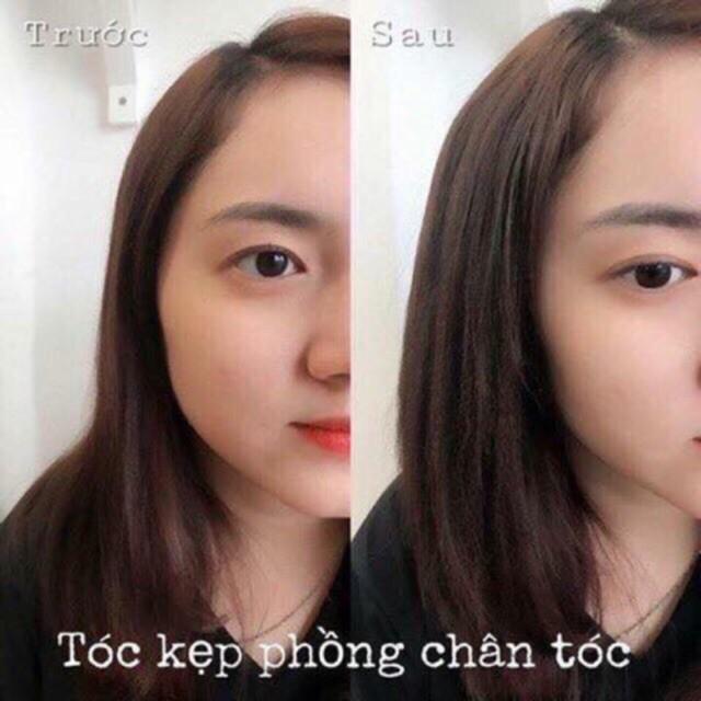 Tóc giả kẹp làm phồng chân tóc có ảnh thật