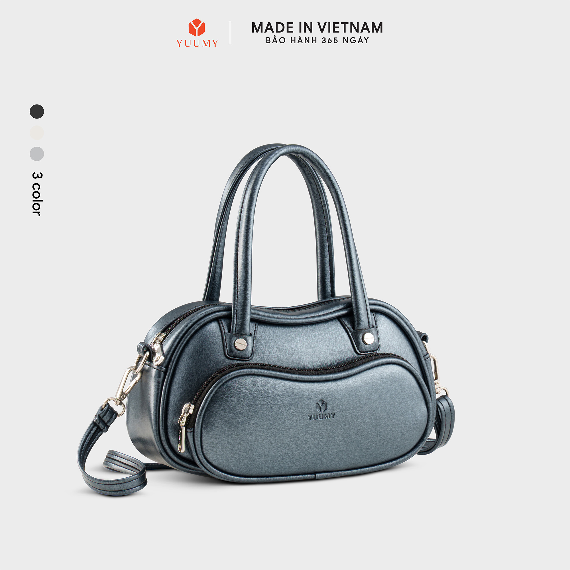 Túi Yuumy ( Thời trang nữ thiết kế dáng vòm cá tính - Túi xách da Glossy YTX88 )