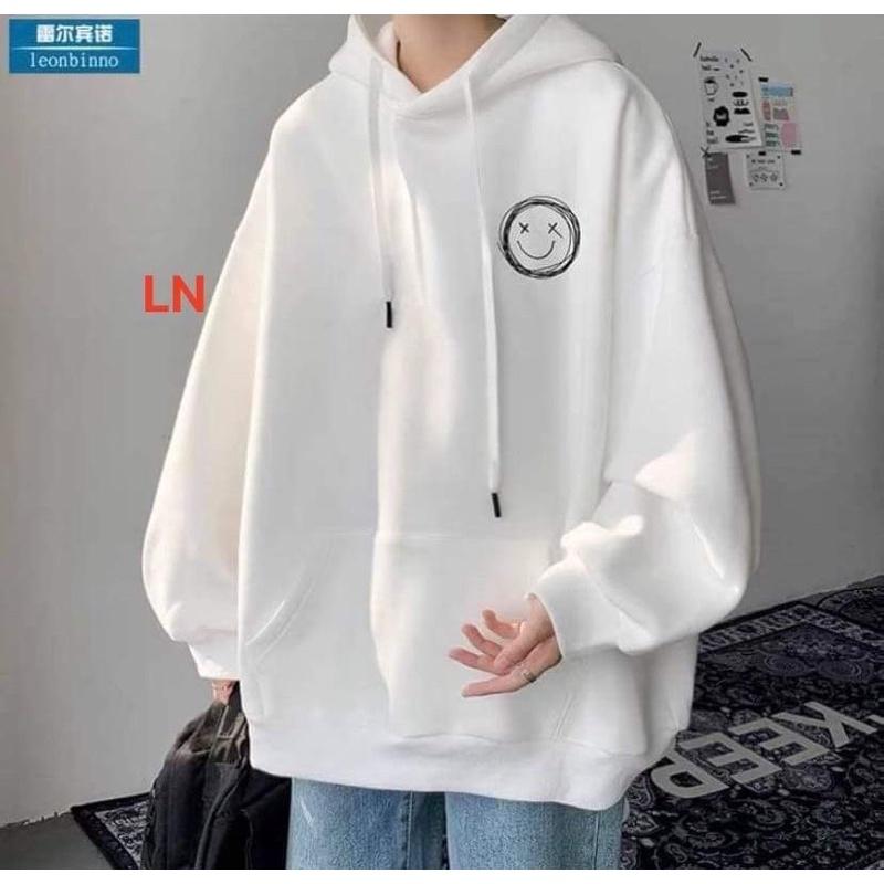 Áo hoodie logo mặt cười tròn TH6