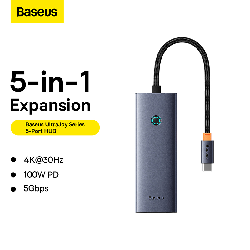 Hub Mở Rộng Kết Nối Baseus UltraJoy Series HUB Docking Station