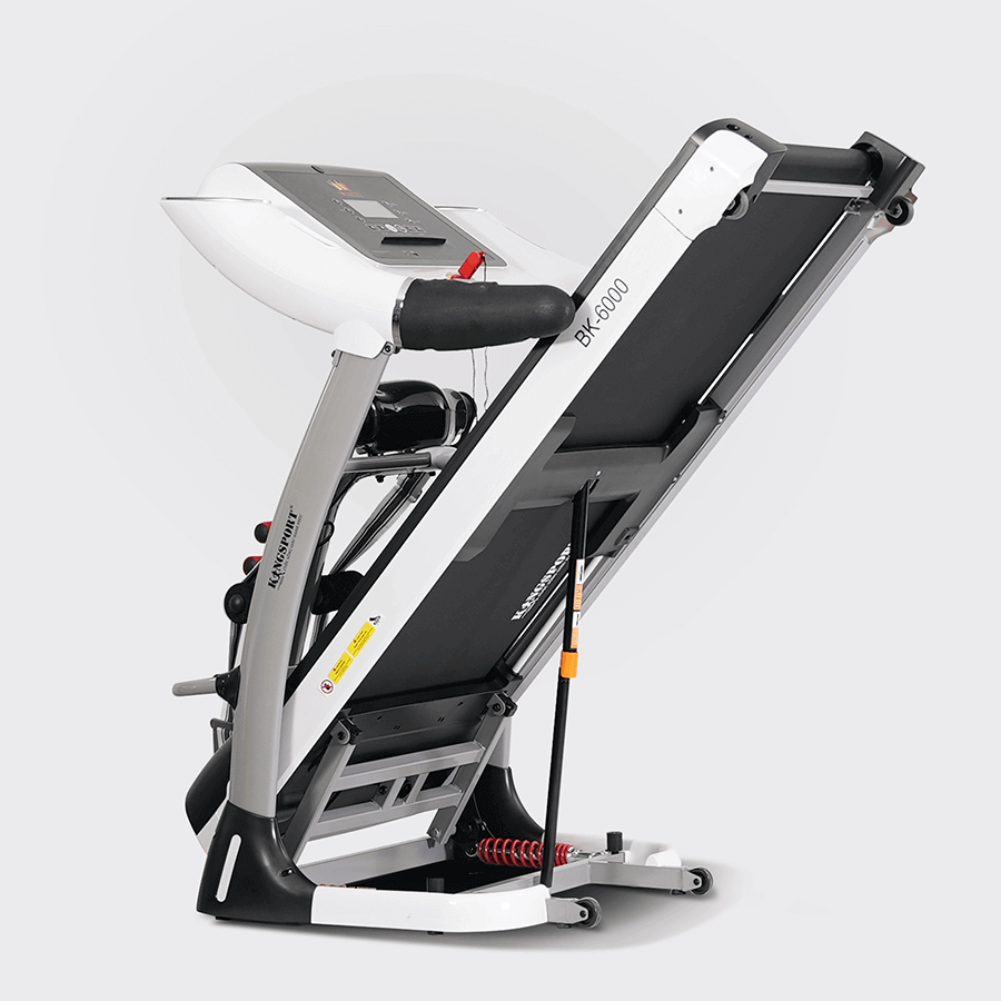 Máy chạy bộ tại nhà Kingsport BK-6000 đa năng có chức nâng dốc tự động, kèm theo đai massage và thanh gập bụng