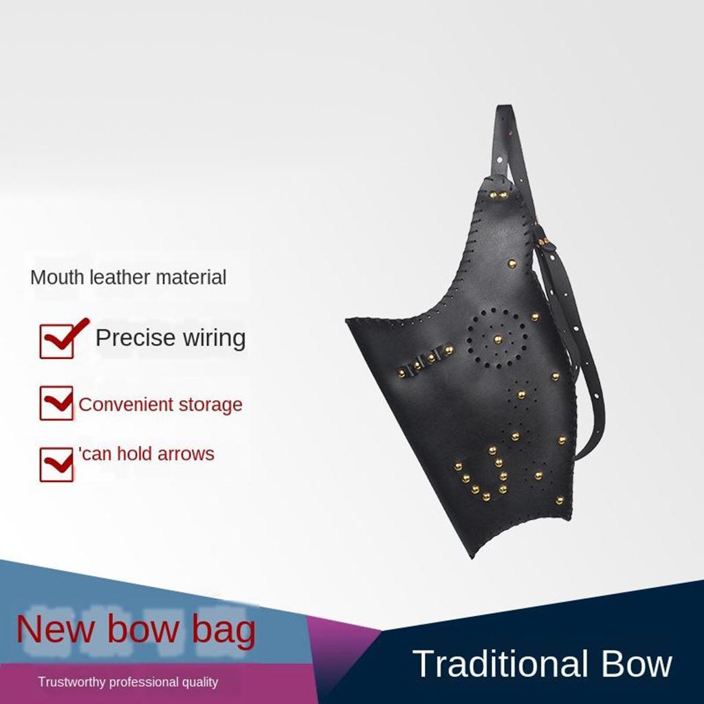 Traditional Recurve Bow Bag Case Holder & Quiver Outdoor Hunting Bag