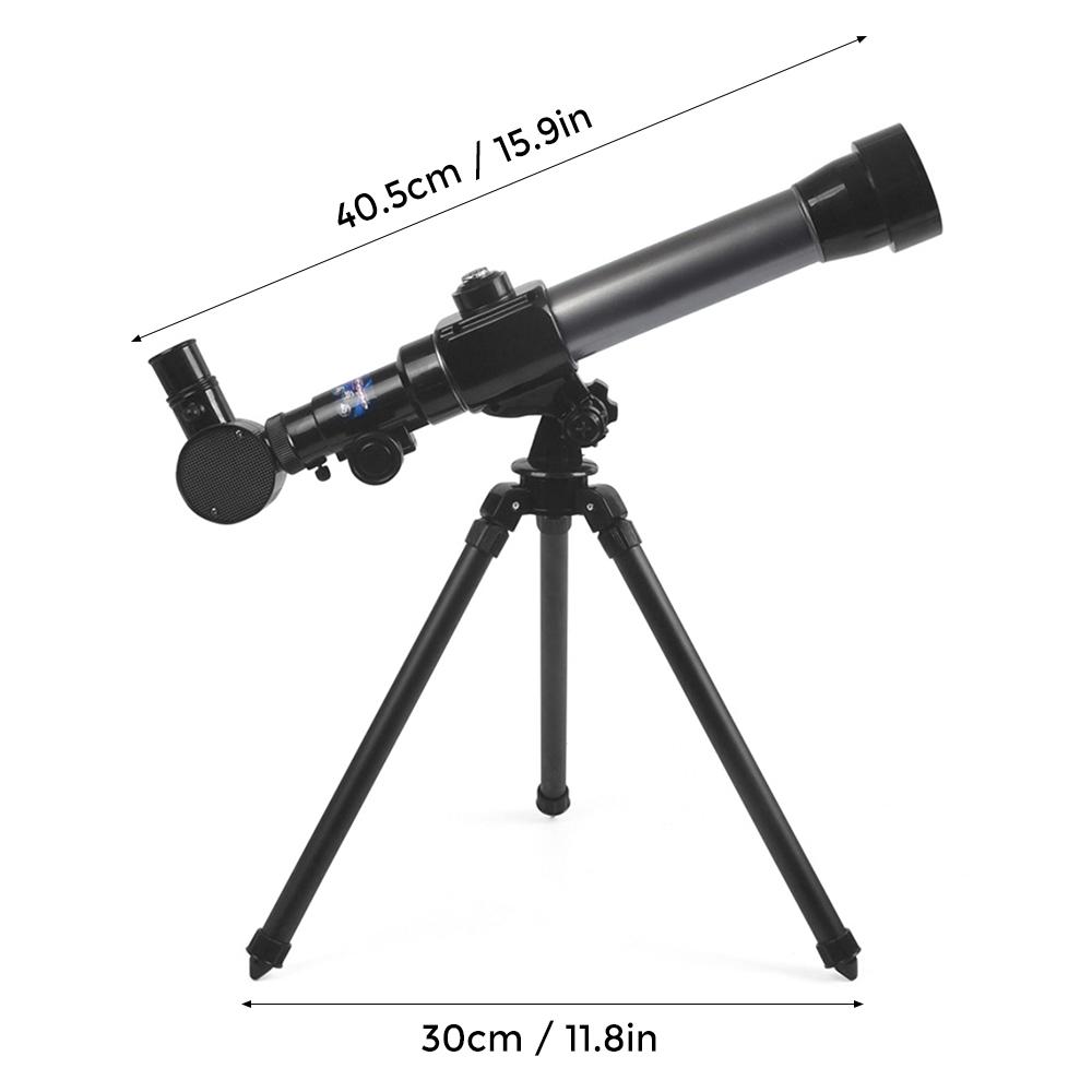 C2105 Kids Telescope 20X-30X-40X Adjustable Astronomical Telescope with Tripod for Children Beginners