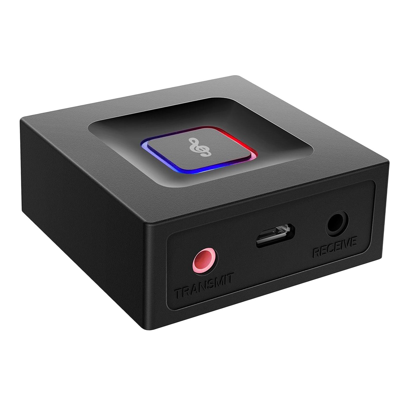 2 in 1 Bluetooth4.2 Audio Adapter Transmitter Receiver Low Latency 3.5mm Jack RCA Audio Receiver 1122Mbps for Car Sound System