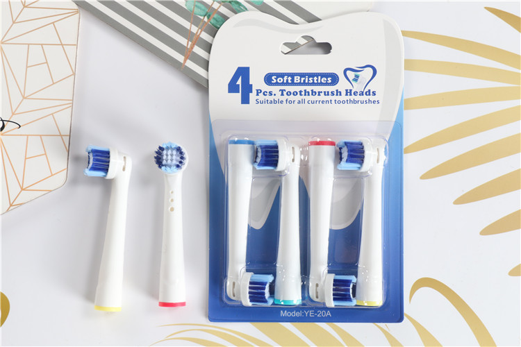 Bộ 4 Đầu Bàn Chải đánh răng điện cho mọi loại máy Oral–B – Thế hệ mới Next Gen – Chăm sóc răng miệng toàn diện - YE-20A New