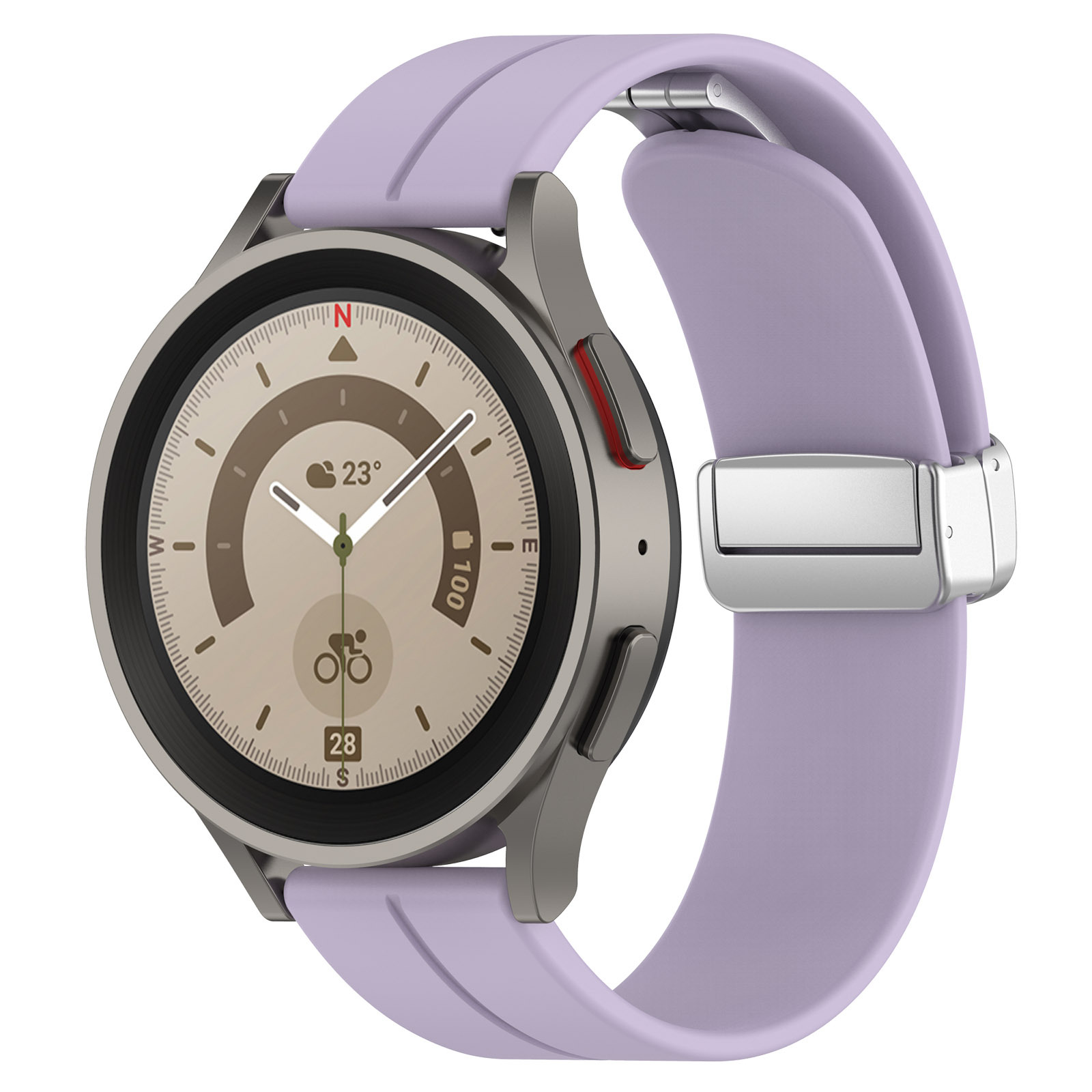 Dây Đeo Thay Thế Silicone Dành Cho Samsung Galaxy Watch 4/ Watch 5/ Watch 5 Pro/ Watch 6, Kai.N Sprot Pro Magnectic_ Hàng Chính Hãng