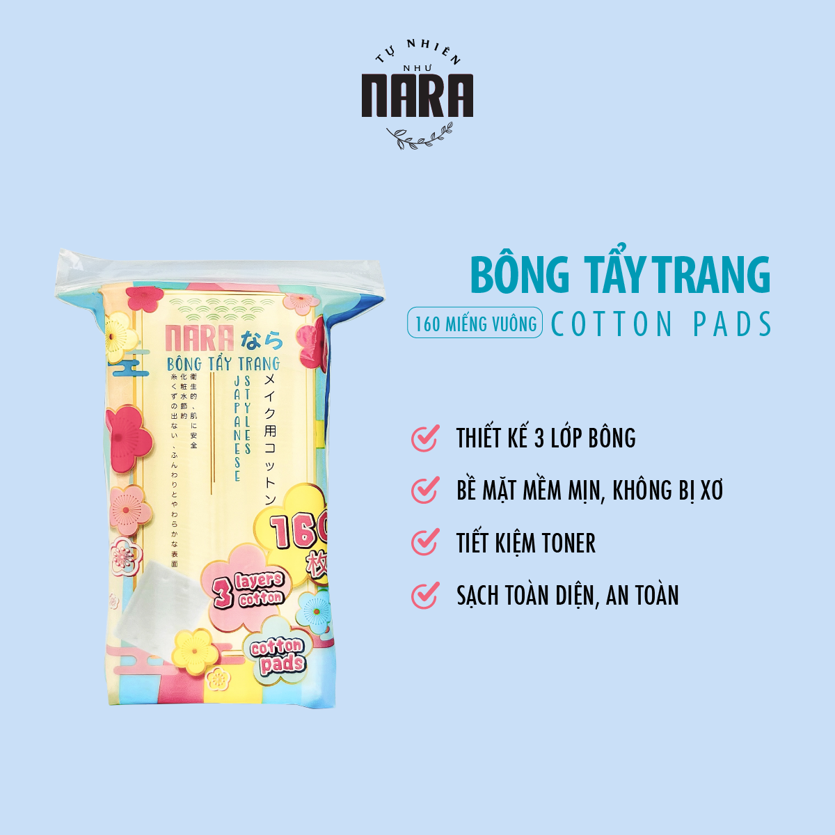 MUA 9 mặt nạ TẶNG 2 ( bông tẩy trang 160 miếng+khăn khô 50 miếng )