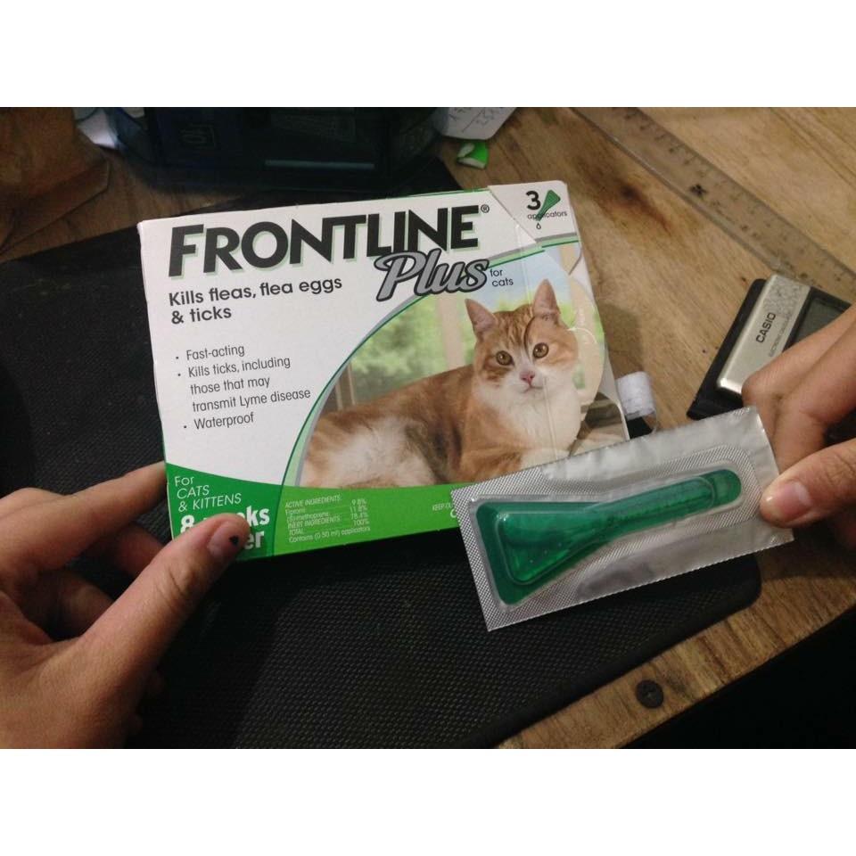 Nhỏ gáy cho mèo tr ị ve rận Frontline Plus diệt bọ chét nấm viêm da - NG-03
