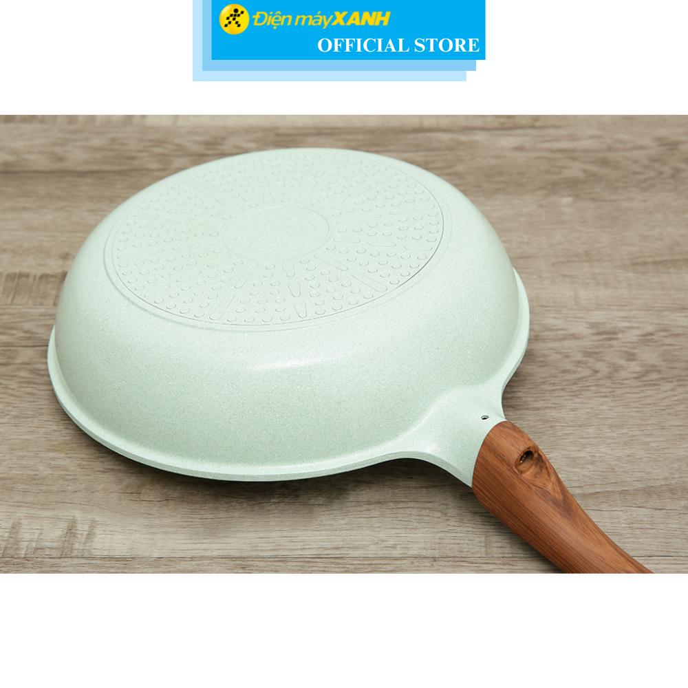 Chảo nhôm chống dính vân đá đáy từ 24 cm Green Cook GCP06-24IH