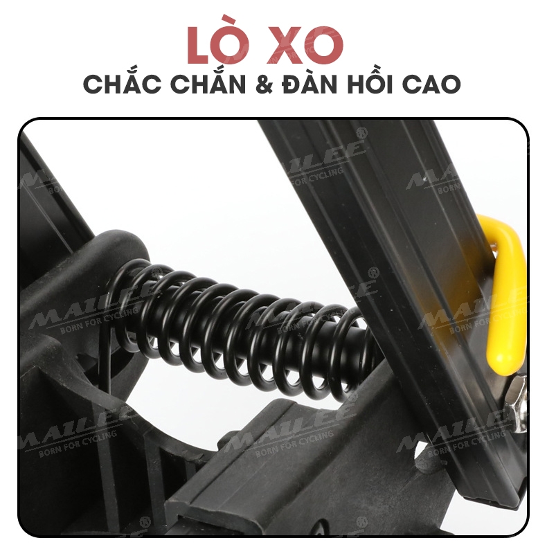 Khung Đỗ Chèn Bánh Xe Đạp Gấp gọn hỗ trợ kẹp dựng bánh xe đứng phù hợp nhiều kích thước bánh xe Mai Lee