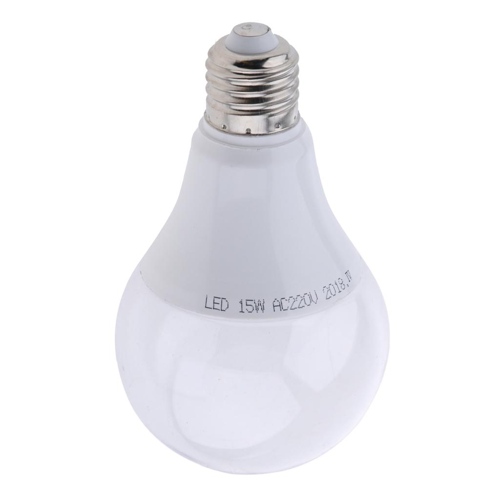 3xE27 Base LED Grow Light Bub Fruit Flower Plant Grow Lamp for Indoor Plants  Warm White_15W