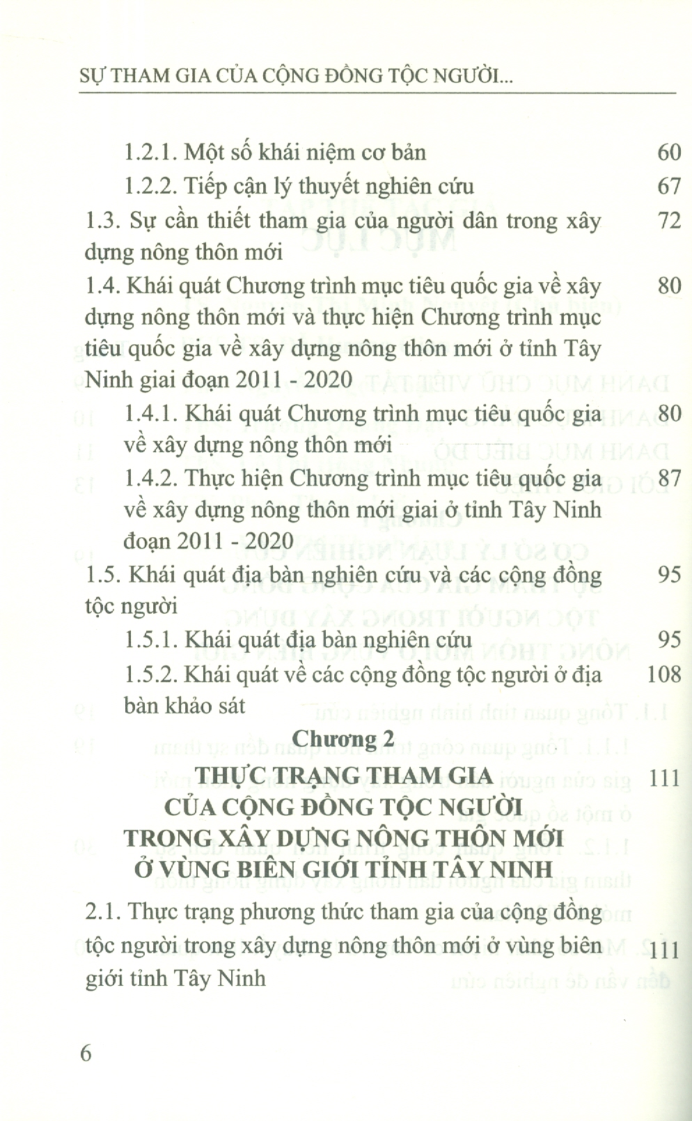 Sự Tham Gia Của Cộng Đồng Tộc Người Vào Quá Trình Xây Dựng Nông Thôn Mới Ở Ven Biên Giới Tỉnh Tây Ninh (Sách Chuyên Khảo)